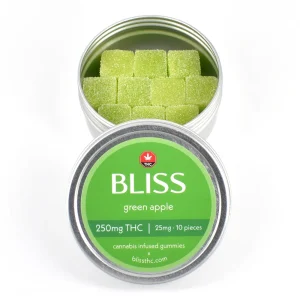 Bliss Green Apple THC Gummies